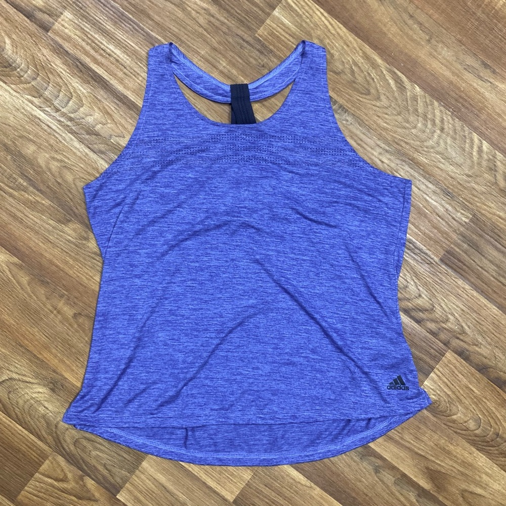Womens Blue Adidas Tank Top Size XL